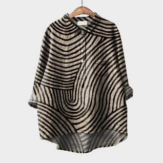 Melina | Blusa de lino elegante para el verano